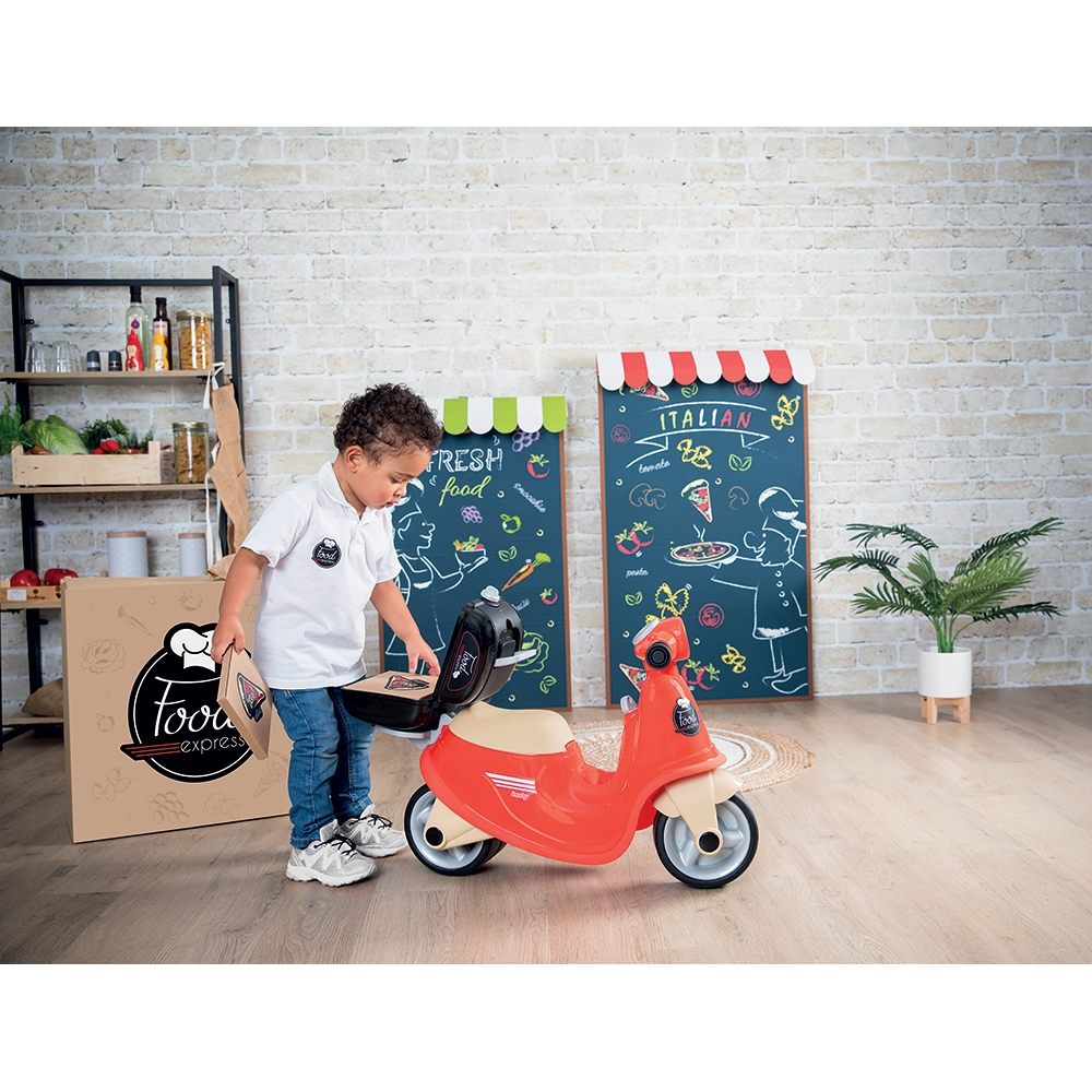 Scuter Smoby Scooter Ride-On Food Express rosu [6]
