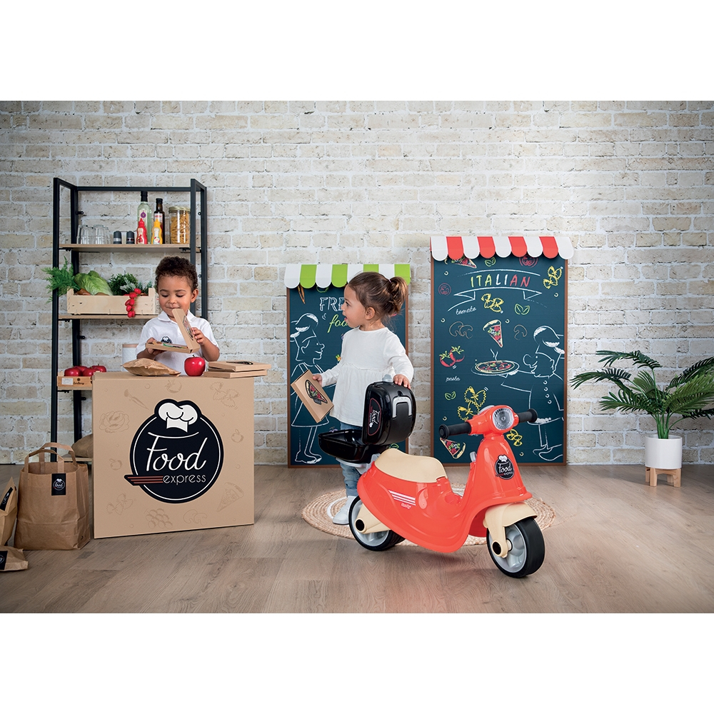 Scuter Smoby Scooter Ride-On Food Express rosu [9]