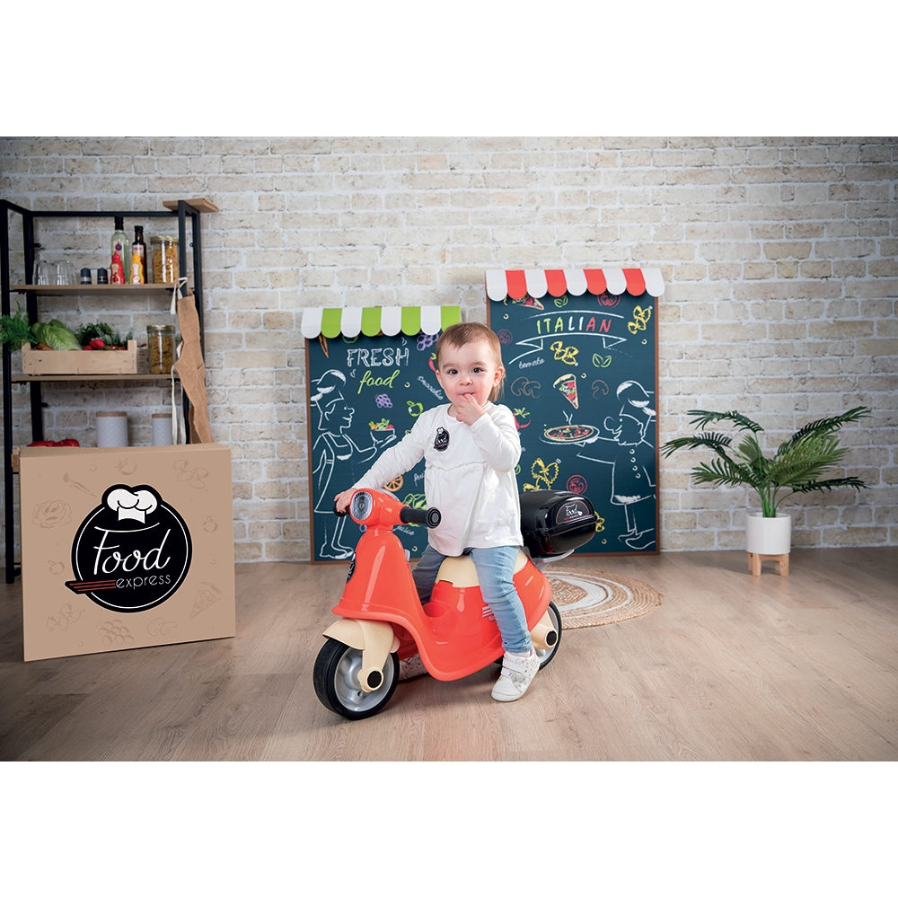 Scuter Smoby Scooter Ride-On Food Express rosu [4]