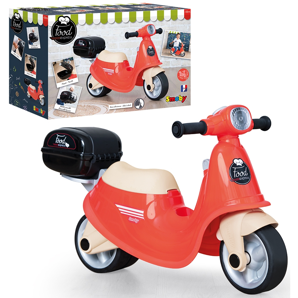 Scuter Smoby Scooter Ride-On Food Express rosu [14]