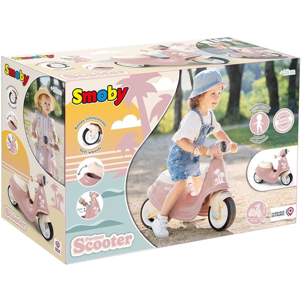 Scuter Smoby Scooter Ride-On roz [8]