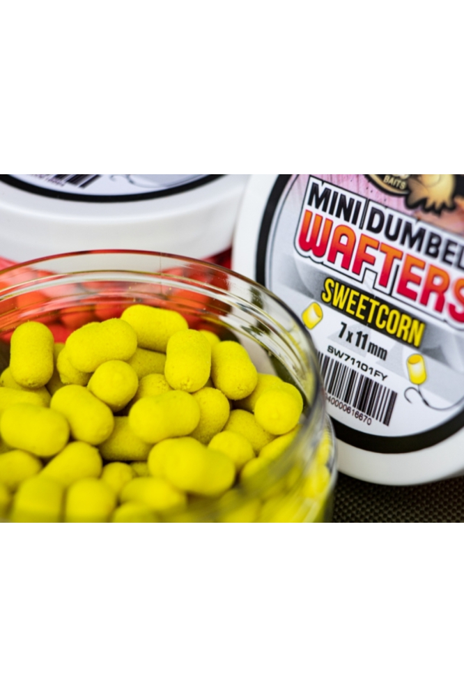 Select Baits Mini Dumbells Wafters Sweetcorn 7 x 11mm 7 x 11mm [2]