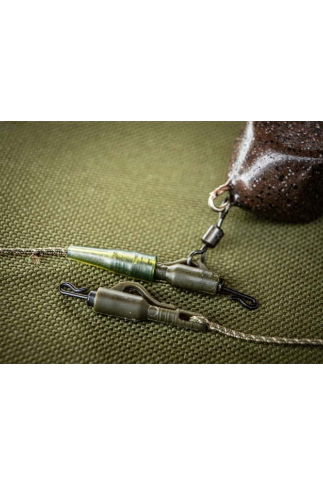 Select Baits OneBody Lead Clip with Quick Change Swivel Weed Green [3]
