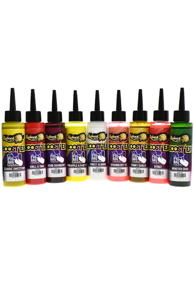 Select Baits PVA Boost'Em! Liquid Classic Sweetcorn 115ml [2]