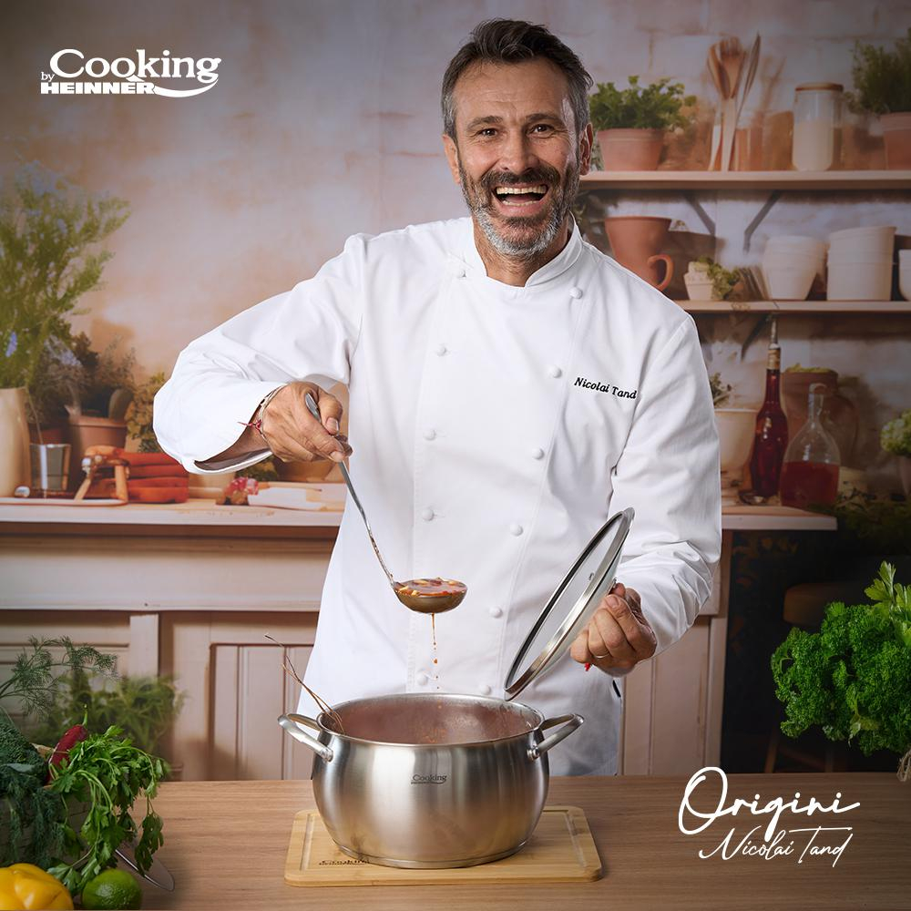 Semioala inox+capac 24x13.5 cm, 6l, nicolai tand, origini, cooking by heinner [4]