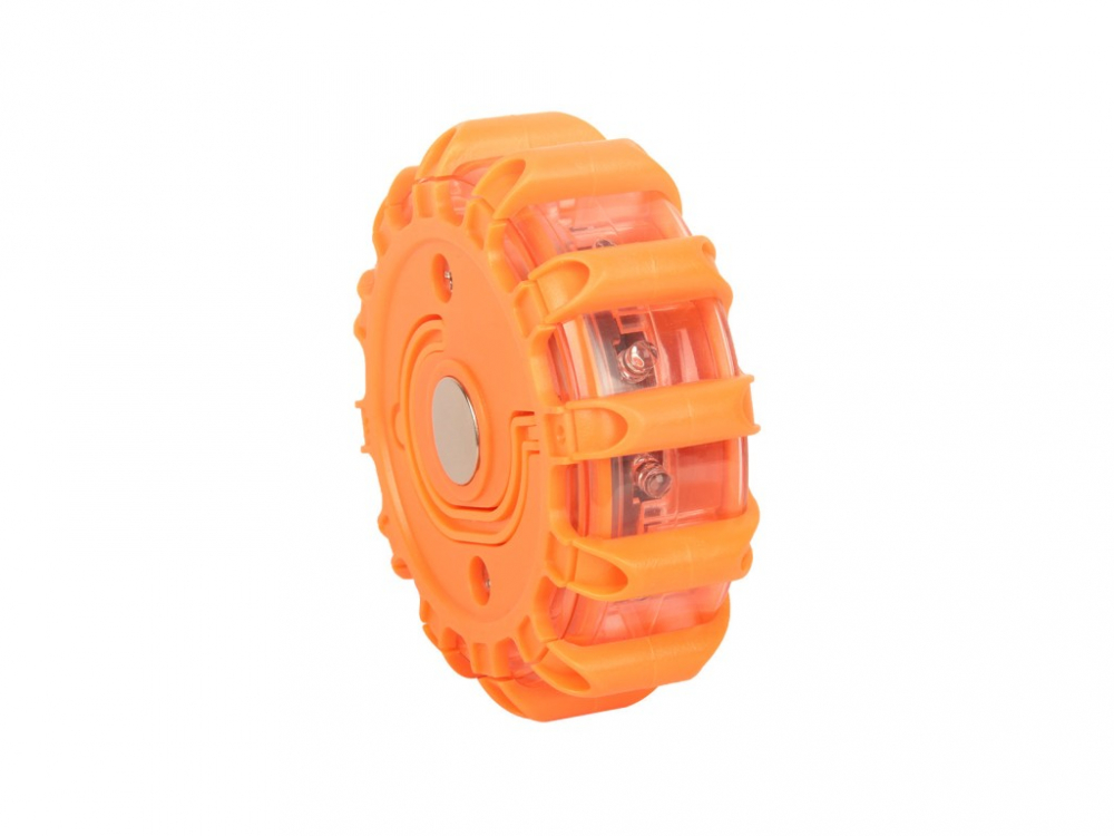 Semnalizator de urgență și lanternă LED Tellur Basic, 3 x AAA, magnetic, portocaliu [3]