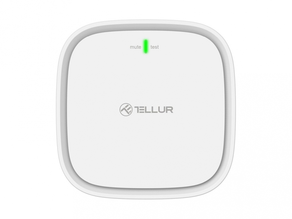 Senzor de gaz WiFi Tellur Smart, DC12V 1A, Alb [1]