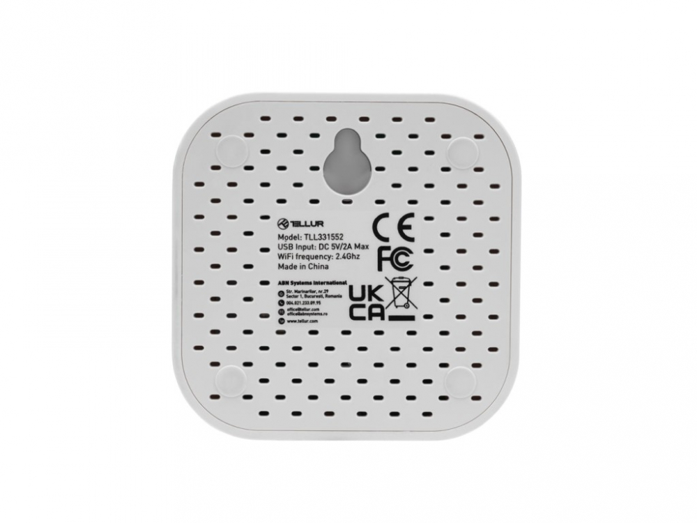 Senzor de prezență WiFi Tellur Smart, Microunde Radar 24GHz, USB-C, alb [8]