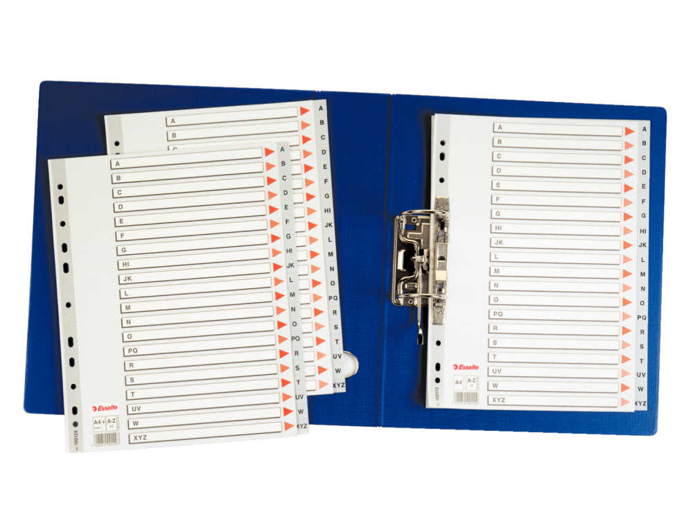 Separatoare index plastic a-z esselte [2]
