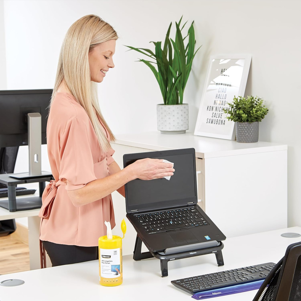 Servetele curatare monitor 100/set fellowes [3]