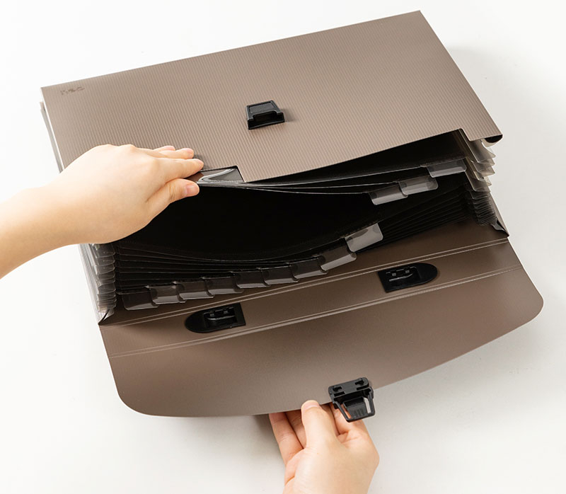 Servieta plastic cu maner 13 compartimente deli [5]