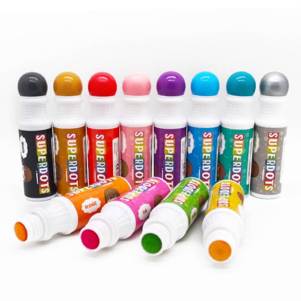 Set 12 Carioci Superdots 60ml, Varf 18mm, Art Markers [2]