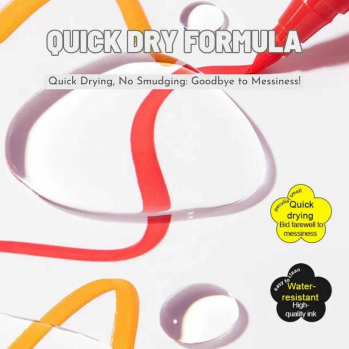 Markere si Carioci cu Vopsea Acrilica, Set 12 Culori - Micostore.ro [4]