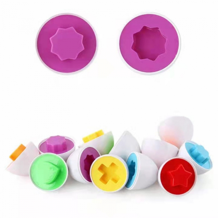 Jucarii educative de asociere si potrivire, Forme Geometrice Oua [3]