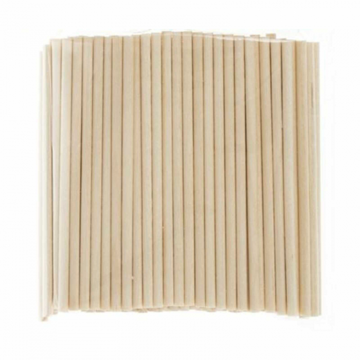 120 Bete de Lemn, Rotunde, Natur pentru Creatie, Accesorii Craft [2]