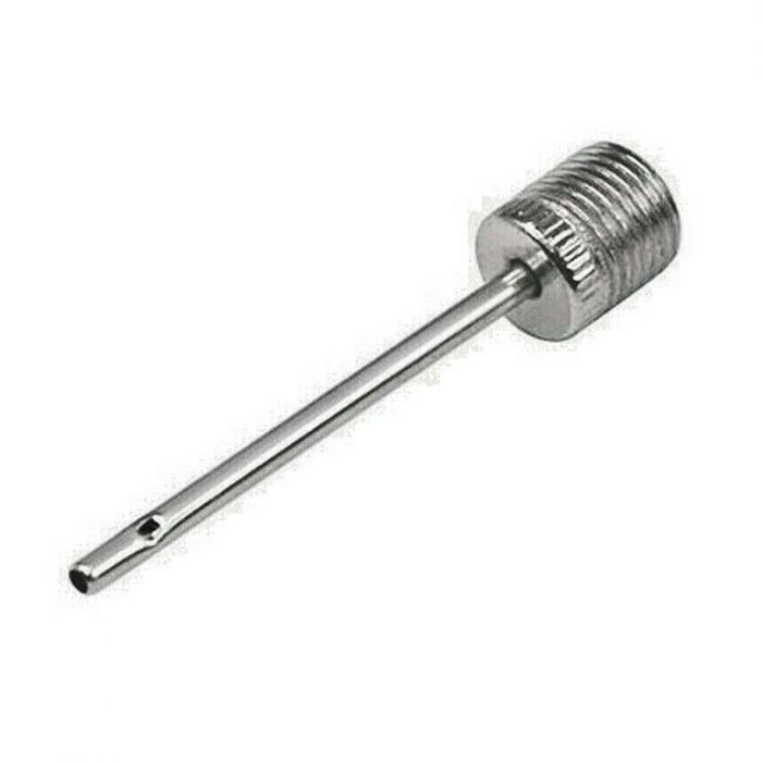 Set 2 Ace pentru umflat mingi, din metal, 4 cm, Argintiu [2]