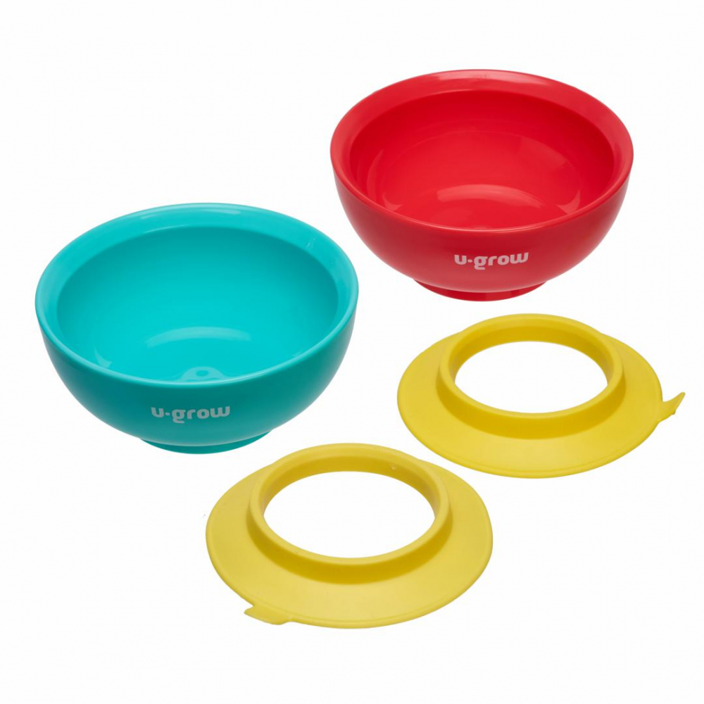 Set 2 boluri cu ventuza, 340 ml, u-grow [3]