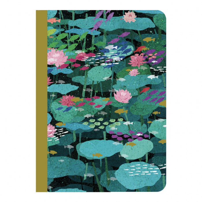 Set 2 carnetele cu foi albe, liniate si veline, 40 pagini, 15 x 10.5 cm, Xuan, Djeco, varsta 3 - 6, 6 - 9, 9+ ani, Adult, Fata [3]