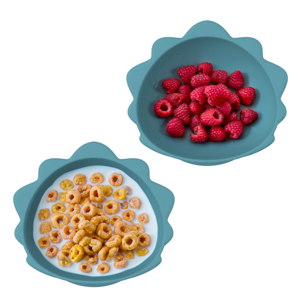 Set 2 castronele cu ventuza silicon melii luxe, model dinozaur [3]