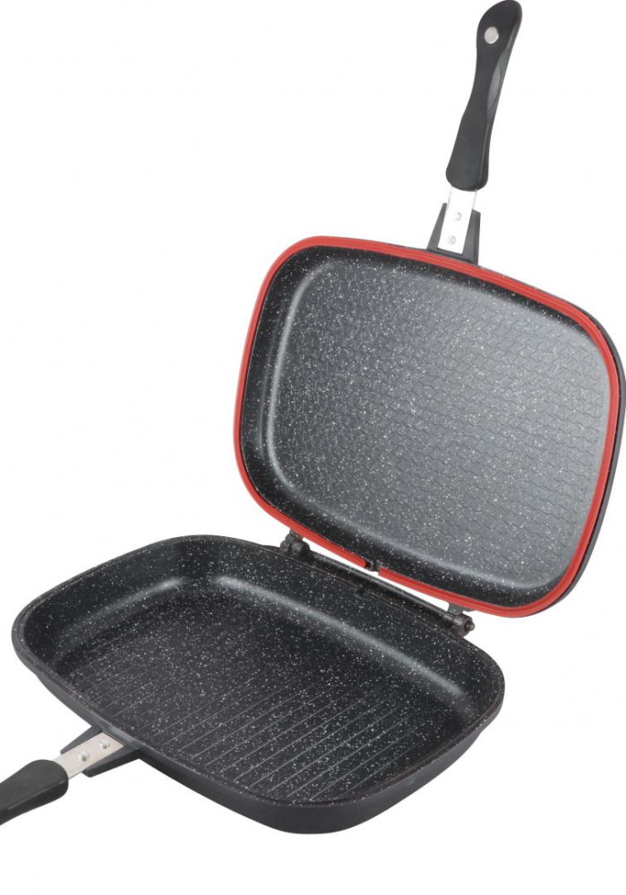 Set 2 garnituri silicon, pentru tigaie dubla, 112 cm, cooking by heinner [3]