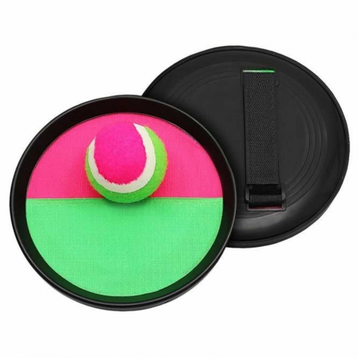 Set 2 Palete cu Arici, Scai si Velcro, Joc Arunca si Prinde Mingea [2]