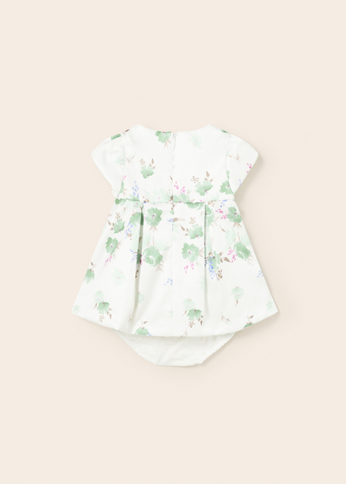 Set 2 piese, Rochie si Chilotei bebe fete, Floral, Primavara [3]