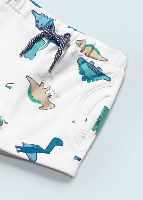 Set Tricou si Pantaloni Scurti,Dinozauri,Bumbac,Baieti 0-18 Luni [3]