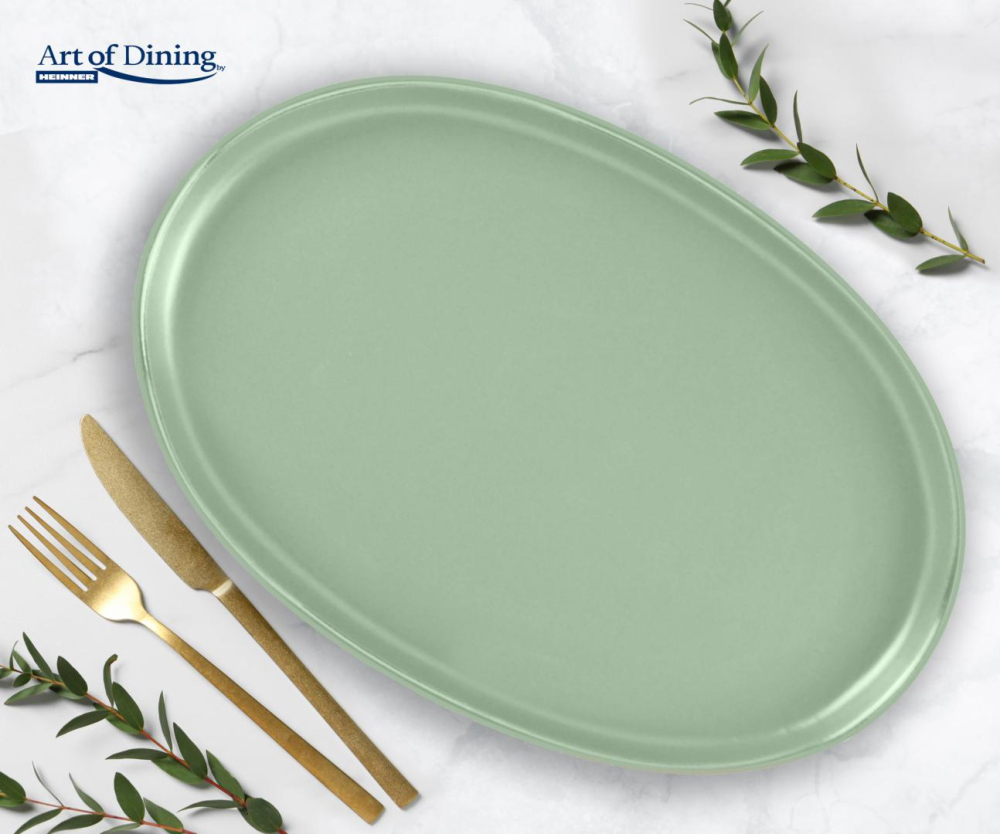 Set 2 platouri ceramica 30x20 cm, yvonne, art of dining by heinner [3]