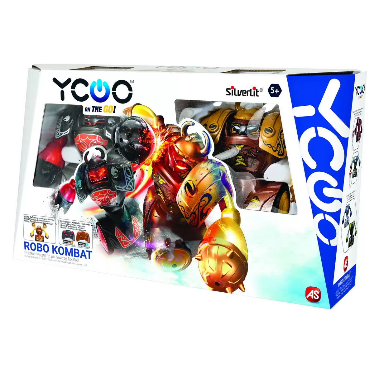 Silverlit Robo Kombat RC, Set 2 Roboti luptatori cu telecomanda, varsta de la 5 ani la 10 ani [6]