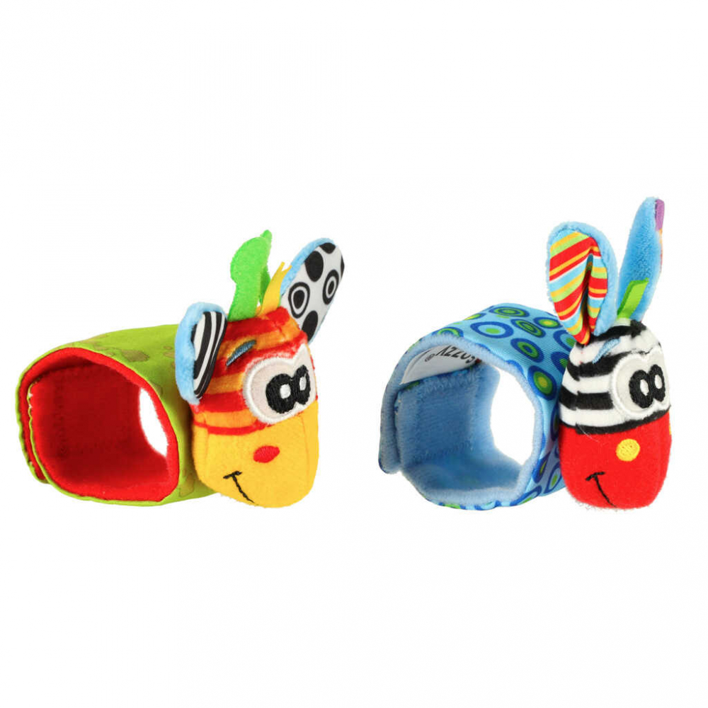 Set 2 Sosete si 2 Bratari Zornaitoare Bebelusi – Animale Vesele, 0+ Luni [8]