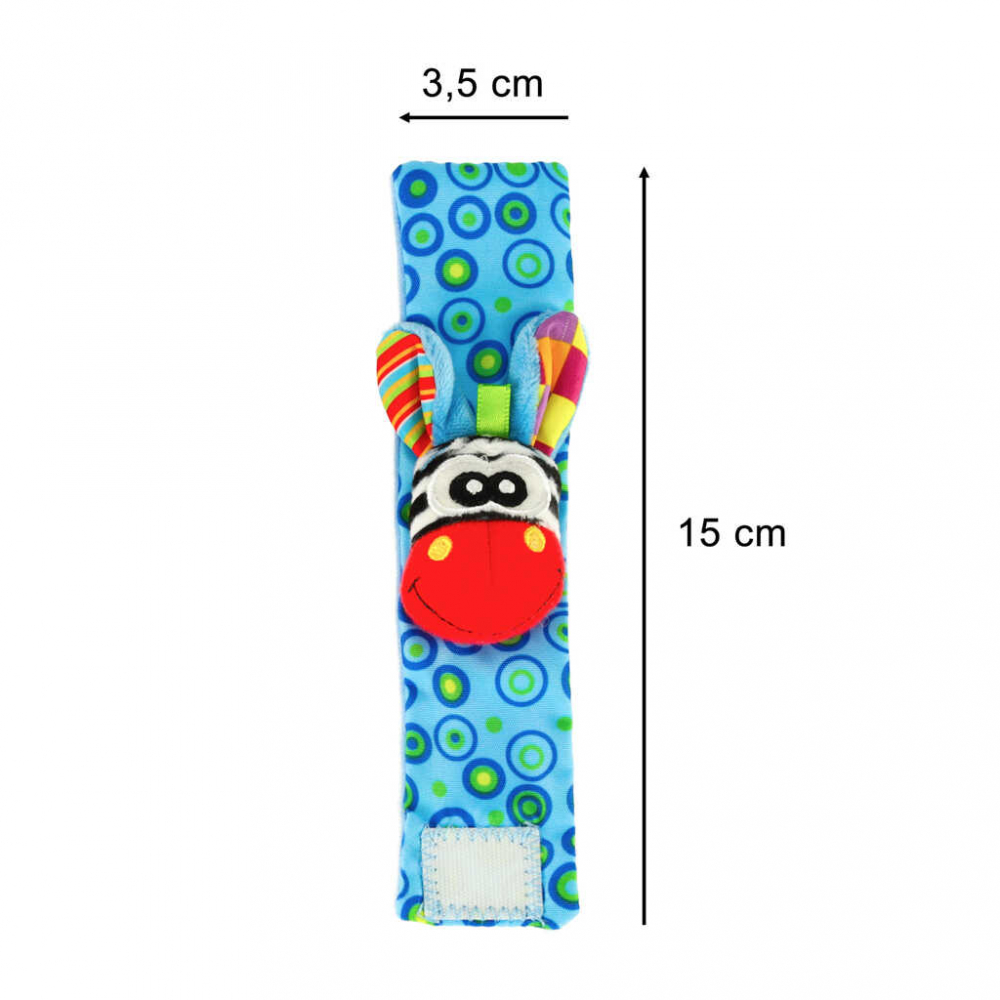 Set 2 Sosete si 2 Bratari Zornaitoare Bebelusi – Animale Vesele, 0+ Luni [10]