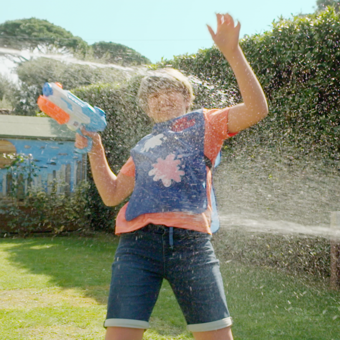 Set 2 Veste Extra pentru Blaster Game Joc cu Apa Distractiv [4]