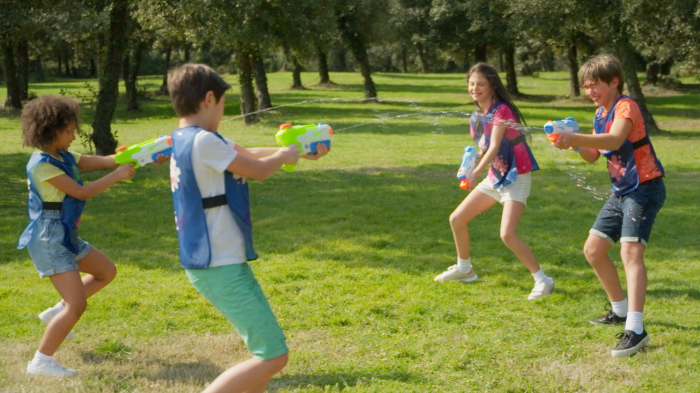 Set 2 Veste Extra pentru Blaster Game Joc cu Apa Distractiv [7]