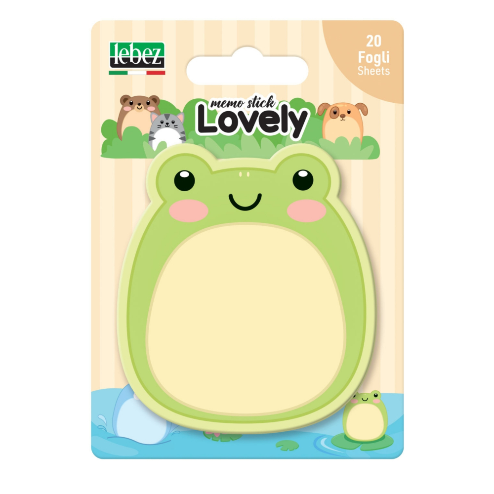 Set 20 memostick in forme Lovely din hartie, 6 modele (96 blistere/display) [3]