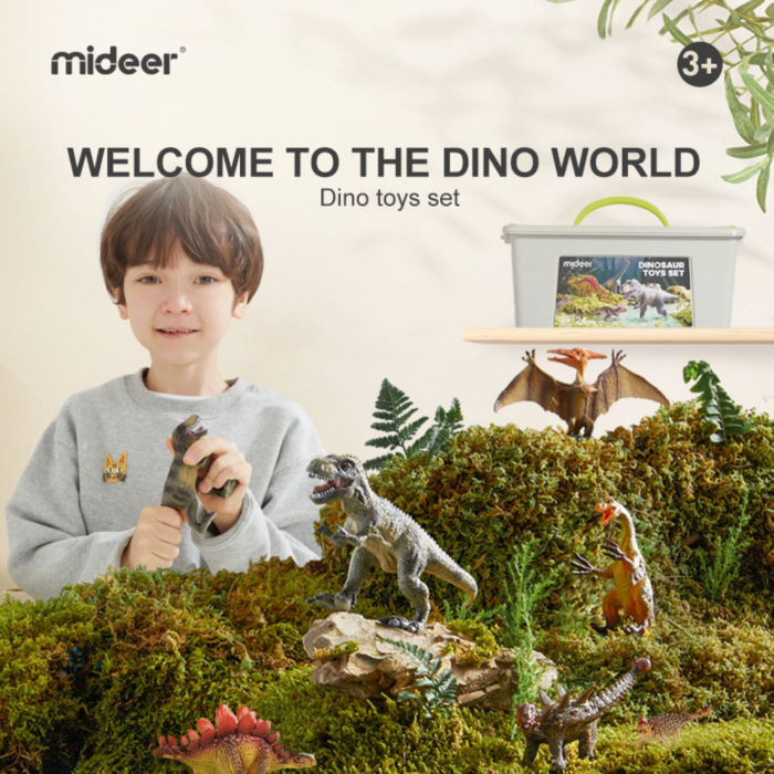 Set 24 dinozauri de jucarie, figurine pentru copii [5]
