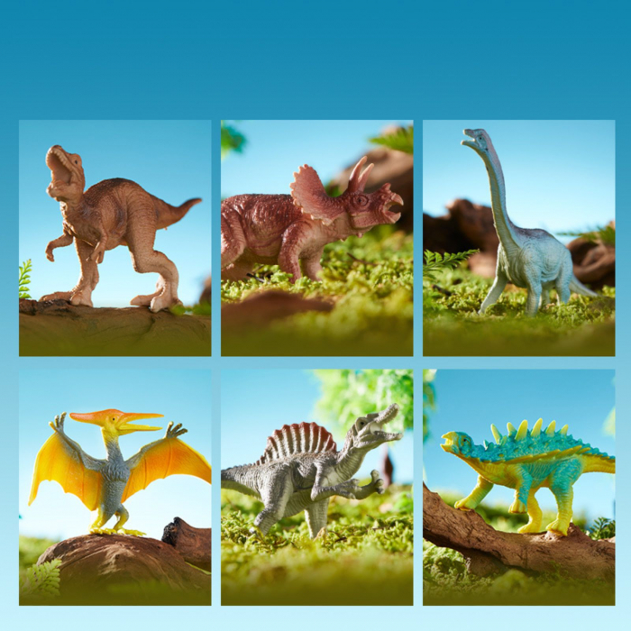 Set 6 dinozauri de jucarie, figurine pentru copii [3]