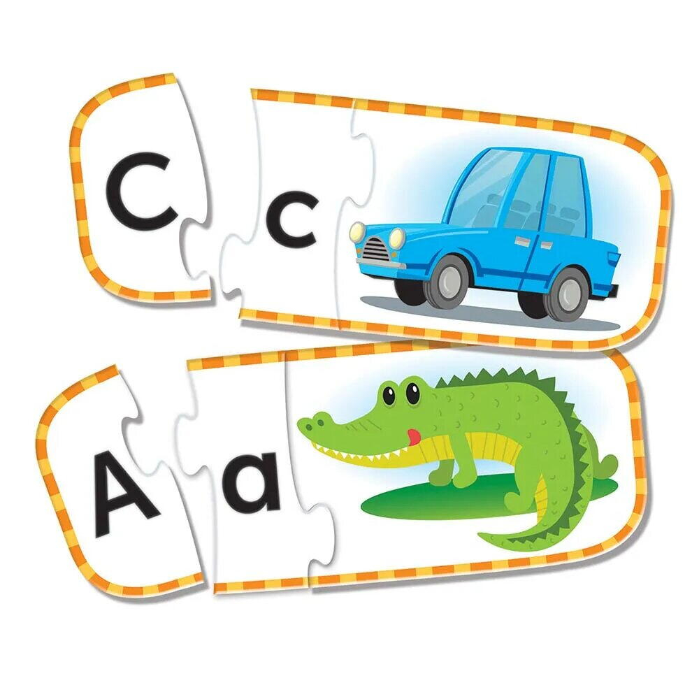 Set 26 de puzzle-uri Alfabet (3 piese) [5]