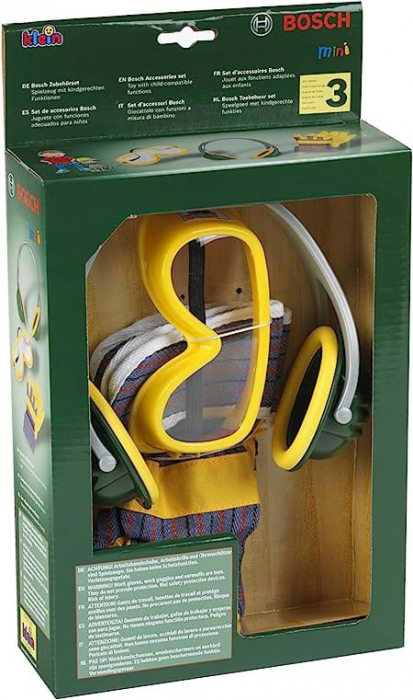 Jucarie, Set 3 accesorii pentru protectia muncii, Bosch [1]