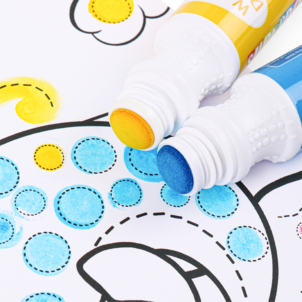 Set 3 Carioci Superdots Marker 60ml, Varf din Burete, Pictura Early Learning, Varsta 5 Ani+ [3]