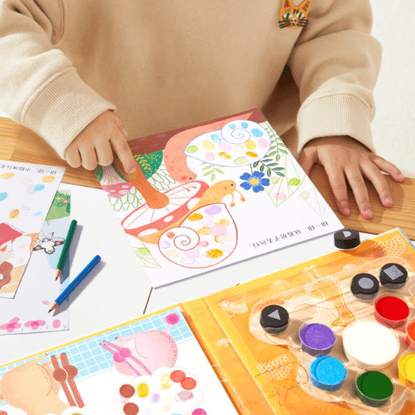 Set Cărți de Pictură cu Degetele pentru Copii, Finger Paint [5]