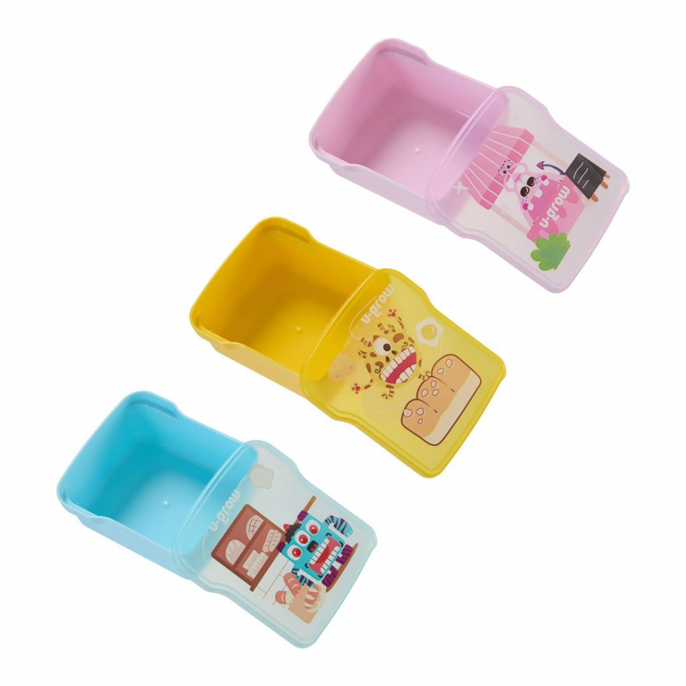 Set 3 caserole u-grow, 3 x 300ml [6]