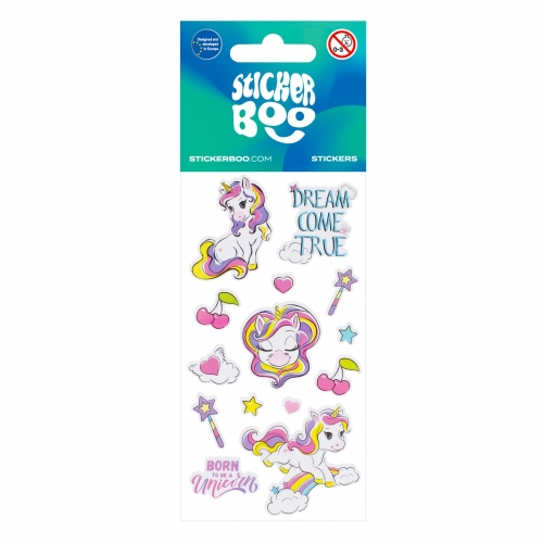 Stickere cu unicorni, 3 folii,  ideale pentru decorarea rucsacurilor, caietelor, desenelor [4]