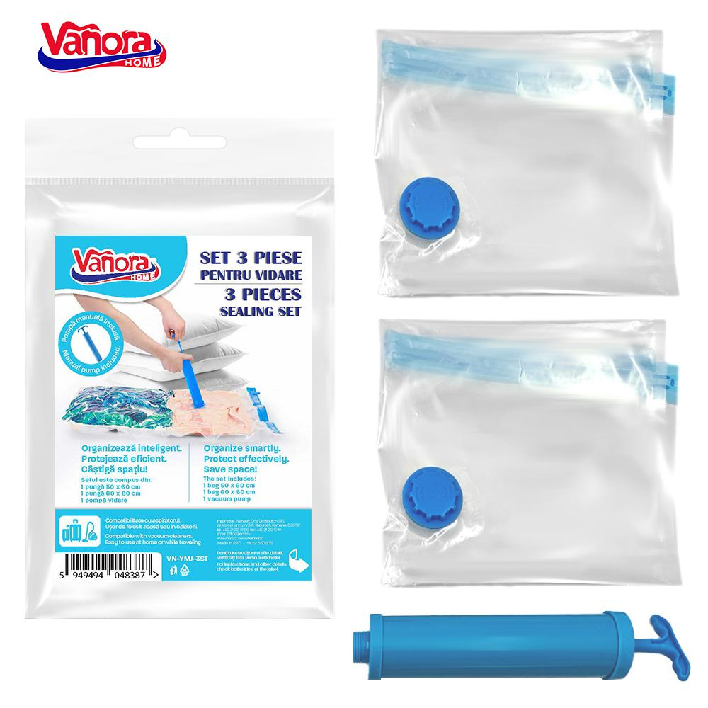 Set 3 piese pentru vidare cu pompa, vanora home [2]