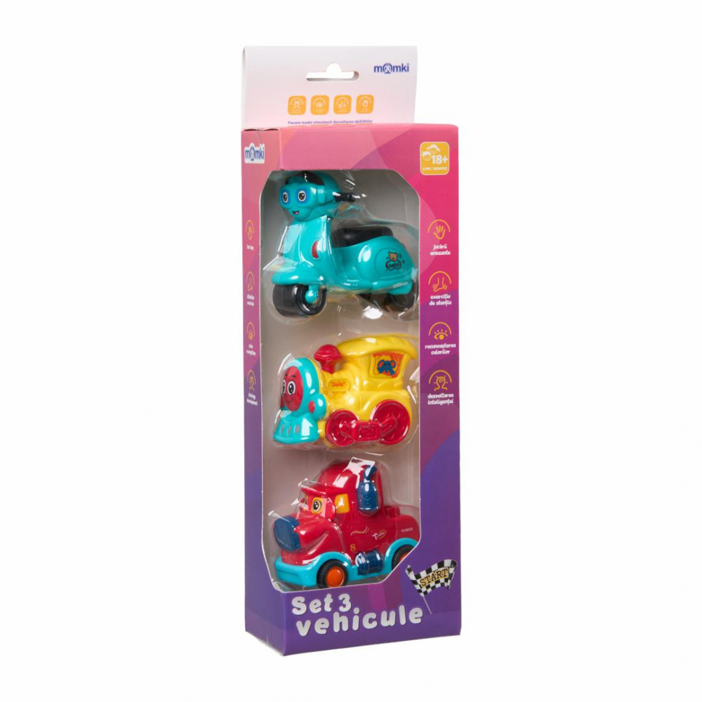 Set 3 vehicule actionate prin inertie [4]