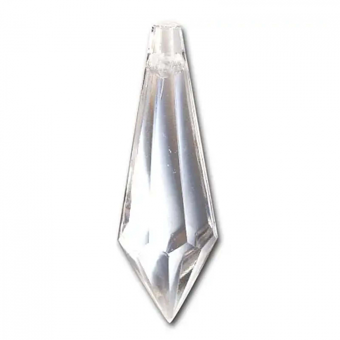 Set cristale acrilice transparente, diamante din plastic, 30 buc/set [2]