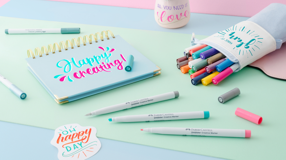 Set 30 markere creative goldfaber creative haven 1.5mm faber-castell [2]