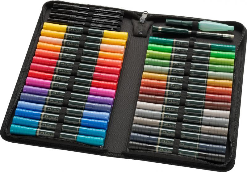 Set 30 markere solubile albrecht durer + 4 bucati pitt artist pens + perfect pencil + pensula [5]