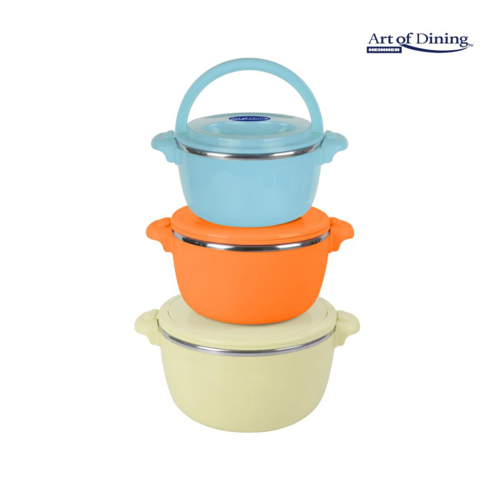 Set 3caserole termice 2+4+6l,belly beige [2]