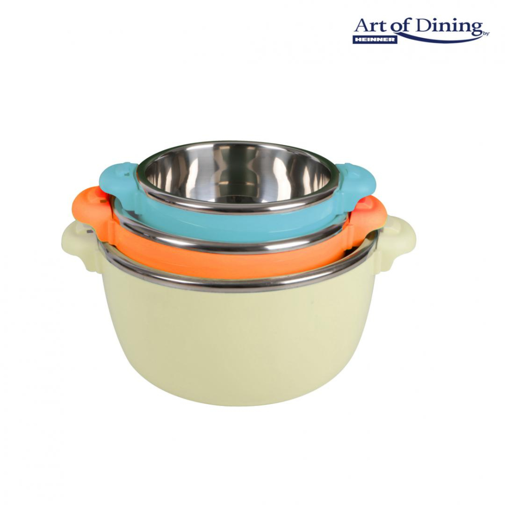 Set 3caserole termice 2+4+6l,belly beige [4]