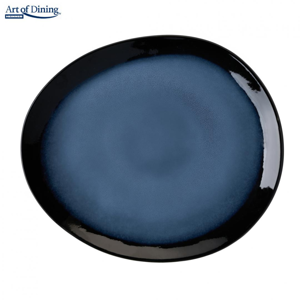 Set 4  farfurii ovale ceramica 28 cm, serenity, art of dining by heinner [2]